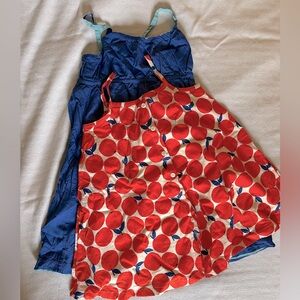 Lot of 2 woven cotton sundresses size 4/5